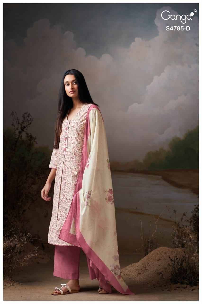 BRAHVII 4785 Series By Ganga Fashion Beautiful Festive Suits Stylish Colorful Fancy Casual Wear & Ethnic Wear PREMIUM COTTON Print Dresses At Wholesale Price